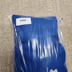 Under Armour Sleeveless Hoodie Men Medium Blue UA Icon Fleece Cotton Blend NEW