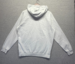 Under Armour Rival Fleece Hoodie Mens M White Athletic Gym Training Loose Fit