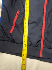 Vintage Nike Hoodie Full Zip Size M Red And Navy Women Medium Pockets Lined