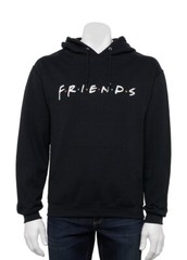 Men’s Black Friends TV Show Logo Hoodie Pullover- Large