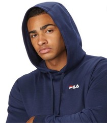 Fila Performance Hoodie Navy Blue Mens Size Large(L) Athletic Preowned Very Good