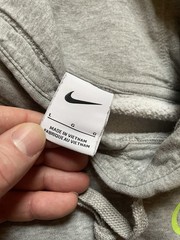 Nike Golf Sweatshirt Hoodie Gray Logo Swoosh Athleisure Mens Large Sports