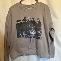Led Zeppelin People Of Leisure Crew Neck Sweatshirt Size Large