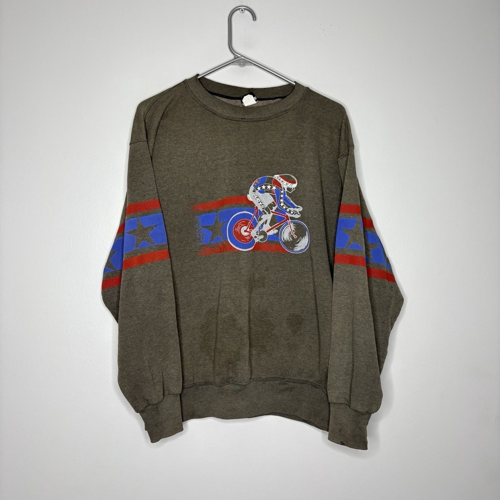 Vintage Sub4 California Cycling Biking Faded Sweatshirt Men’s Size Large