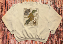 Vintage 90s A Man for All Seasons Hunting Fishing Outdoors Sweatshirt Size 3XL