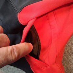 nike ELITE hoodie mens XL red black therma fit 100% polyester