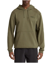 PUMA Men’s Fleece Hoodie Regular Fit Kangaroo Front Pocket Green Size XXL