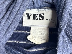 Vintage 90’s YES Men Hoodie Oversize Streetwear Hip Hop Made In USA 50/50