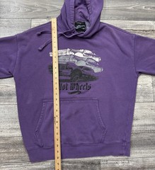 Hot Wheels x Forever 21 Hoodie Mens Small Purple Pullover West Coast Mattel 2021