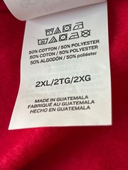 Hanes Unisex Ecosmart Crewneck Sweatshirt – 0P160 – 2XL DEEP RED 50%Cot./50%Poly