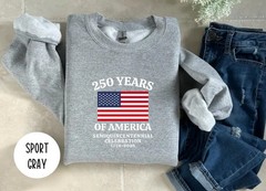 America 250th Anniversary Sweatshirt US History