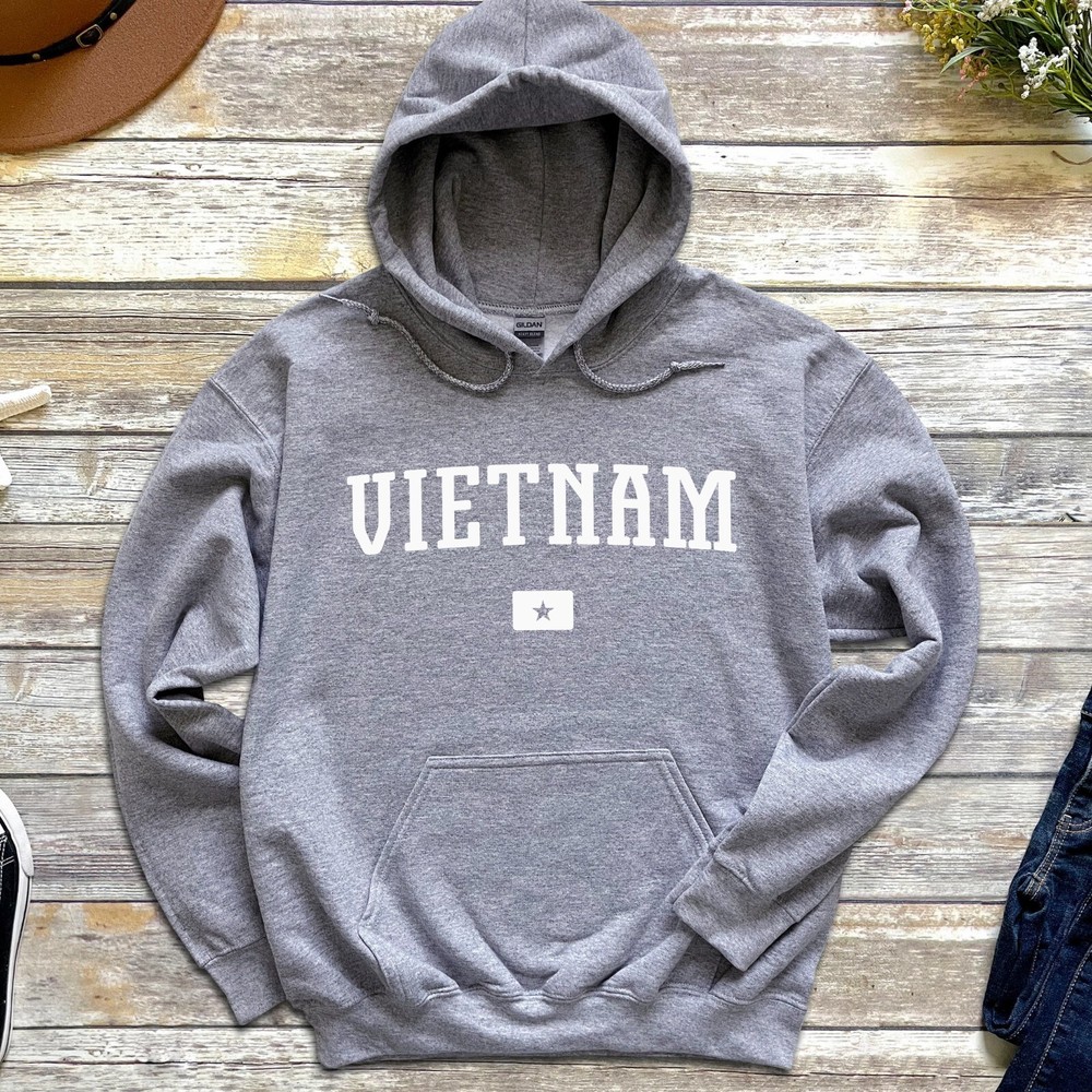Vietnam Hoodie | Vietnam Pullover Hoodie | Men Women Adult Unisex Vietnam Hoodie