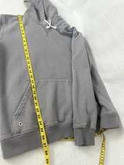 Quicksilver Mens Basic Essentials Gray Pullover Long Sleeve Hoodie Size L