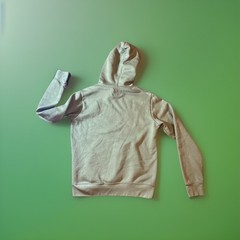 CHAMPION Olive Green Heavy Weight Hoodie Sweatshirt Unisex Small Great Find #281