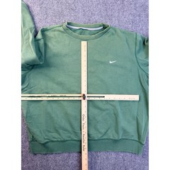 Nike Sweatshirt Mens XL Green Cotton Crewneck Pullover Distressed Faded Egypt