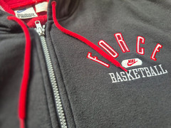 Vintage Nike Force hoodie basketball nba Jordan Large 1990s Flight Air one