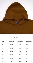 Yeezy YZY x Gap Perfect Hoodie Brown Small Hooded Double Layer Sweatshirt