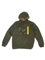Realtree Men’s Hooded Hoodie Sweatshirt Forest Camo Army Green Size S/Small
