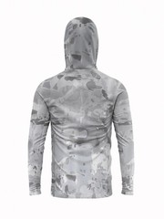 Fishing Hoodie T-shirts Men Long Sleeve Anti-Uv Sun Protection Hoodies Face Mask