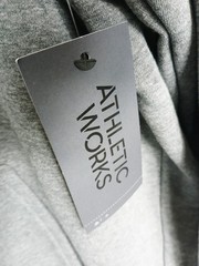 Athletic Works Men’s Fleece Hoodie Sweatshirt, Size L CHARCOAL GREY HEATHER!.