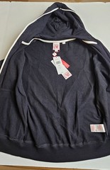 Lacoste LIVE Hoodie Black XXS Full Zip Cotton Sweatshirt Pockets Logo