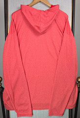 JOE MARLIN Mens Size 2XL Performance Lightweight Hoodie Pullover Pink UV+