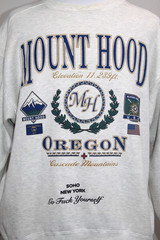 4G SELLER X Galt Sand Oregon GFYS Heather Crew Sweatshirt Go Fuc* Yourself NWT