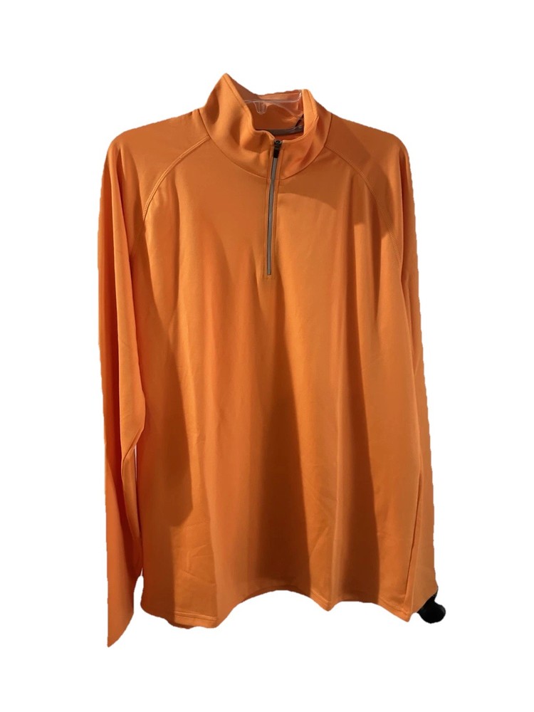 Zengjo Cooling Lightweight Pullover Large Orange Polyester Spandex *NEW*
