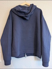 GAP Men’s Sz M Navy Two Way Full-Zip Activewear Hoodie