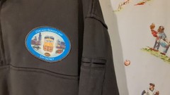 🚂 Union Pacific 1/4 Zip Sweatshirt Size Large Pullover Chicago Service Unit