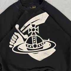 Vintage Vivienne Westwood 2000’s Y2K Anglomania Orb Black Size Small Sweatshirt