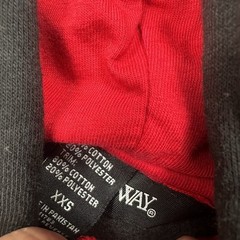 Holloway Men’s Renegade Hooded Sweatshirt Size XXS Red Black