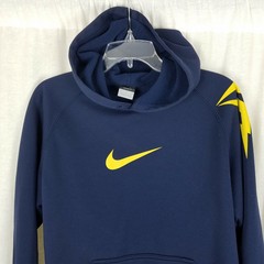 Nike Fit Therma Kobe Bryant Mamba Microfiber Pullover Hoodie Jacket Mens M Navy