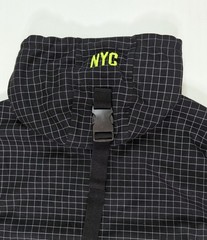 Vintage Triple Five Soul/ 555 NYC Black 1/4 Zip Light Hoodie Men Size M