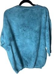 VTG 90s Gasoline Tie Dye Sweatshirt Unisex One Size To Large Blue Grunge Skaters