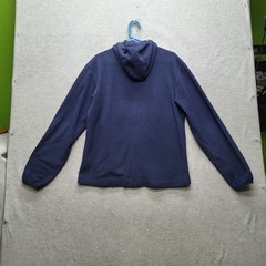 The North Face Men Hoodie M Navy Logo Embroidery Fleece Activewear Gorpcore