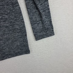 Under Armour Sweater Mens Medium Black Gray Heathered Loose Heatgear Performance