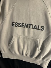 Fear of God Essentials Exclusive Hoodie Tan Brown Mens XXS Sweatshirt Oversized