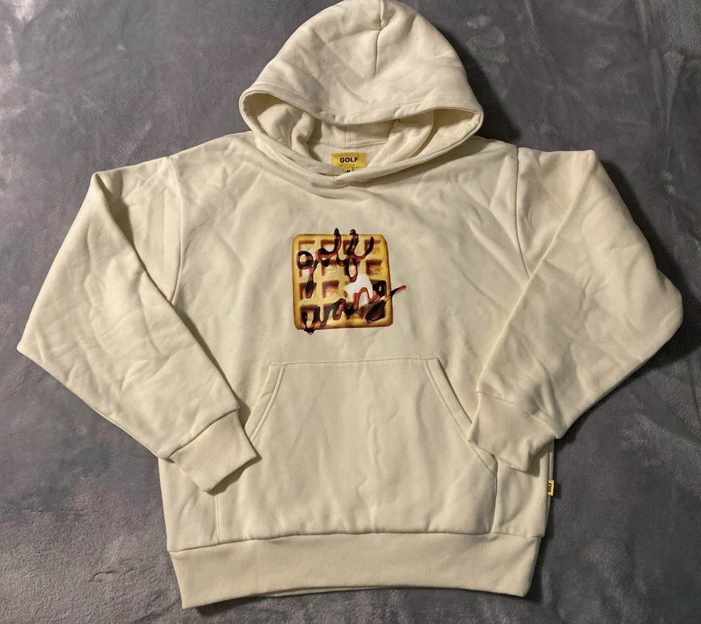 GOLF WANG BREAKFAST HOODIE White MEDIUM Fall/Winter 2022 Syrup & Waffle Thick