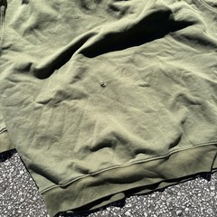 Anvil Sustainable Olive Green Boxy Hoodie
