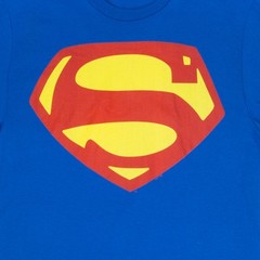 Superman George Reeves Logo T-Shirt Blue