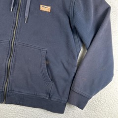 L.L. Bean Hoodie Mens Large Katahdin Iron Works Zip Flannel Lined Grunge Jacket