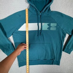 Under Armour Sweatshirt Mens Large Blue Pullover Hoodie Outdoor Casual Preppy