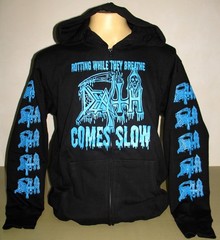 Death Leprosy Hoodie Hoody Size S M L XL 2XL 3XL Metal Band Hooded Sweat Shirt