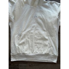 NWT Adidas Men’s All Season White Hoodie Sweatshirt, Medium