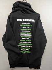 FIFA 2026 FUTBOL SOCCER OFFICIAL LICENSED BLK FLEECE PULLOVER HOODIE XL NWT