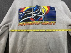 The Hundreds x Hook Ups Collaboration Hoodie Mens S Gray Pullover Streetwear