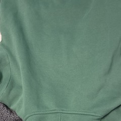Hurley Men’s Green Fleece Pullover Hoodie Size M Logo Graphic Print Pockets