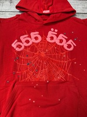 *BRAND NEW* Spider Worldwide Angel Number Red Hoodie FREE Ship🚚💨 (Size L)