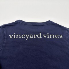 Vineyard Vines Sweatshirt Boys 8-10Y Blue Graphic Print Logo 100% Cotton.#45531